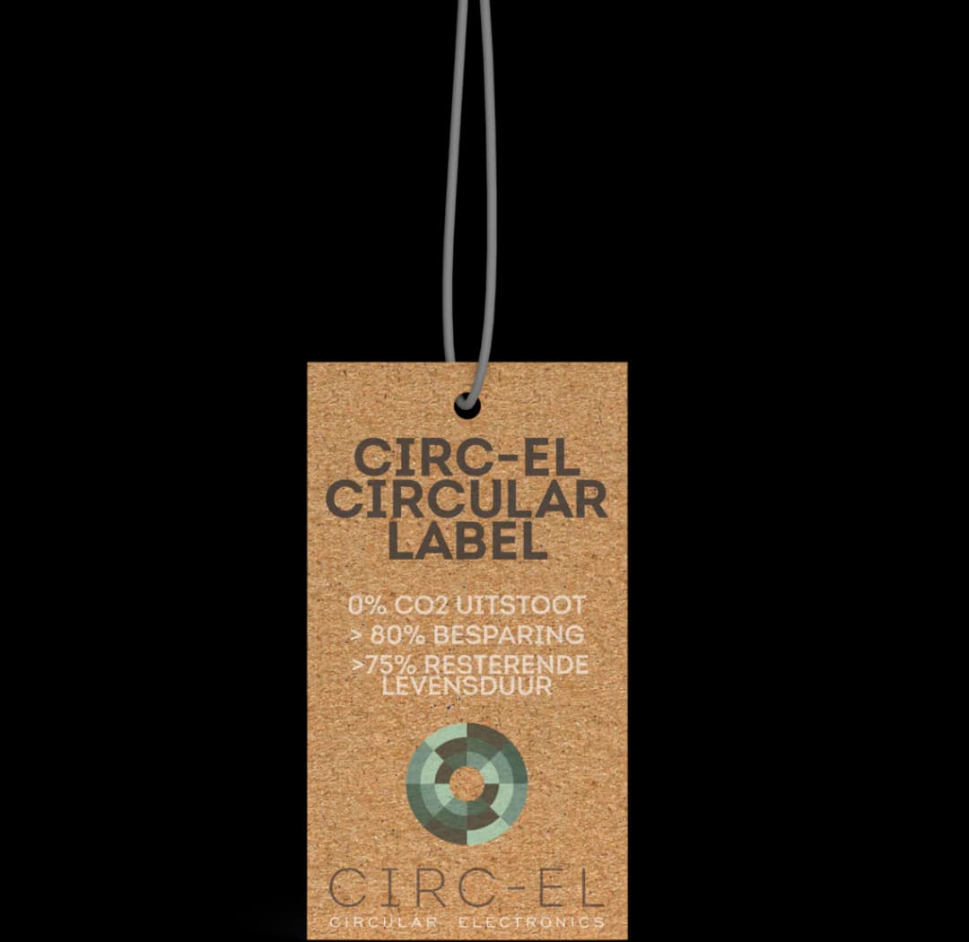 CIRC-EL circular label hangtag